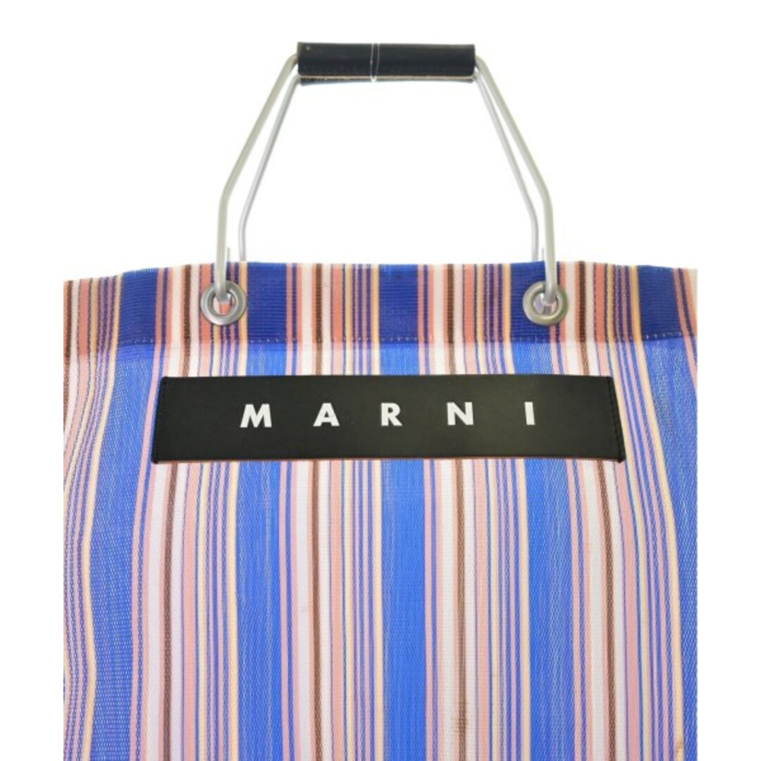 Marni(マルニ)のMARNI マルニ トートバッグ - 青x白xオレンジ等(ストライプ) 【古着】【中古】 レディースのバッグ(トートバッグ)の商品写真