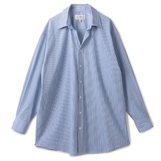 メゾン マルジェラ/MAISON MARGIELA シャツ アパレル メンズ SHIRT カジュアルシャツ BLUE STRIPES 2024年春夏新作 SI1DL0002-S54946-002F _0410ff