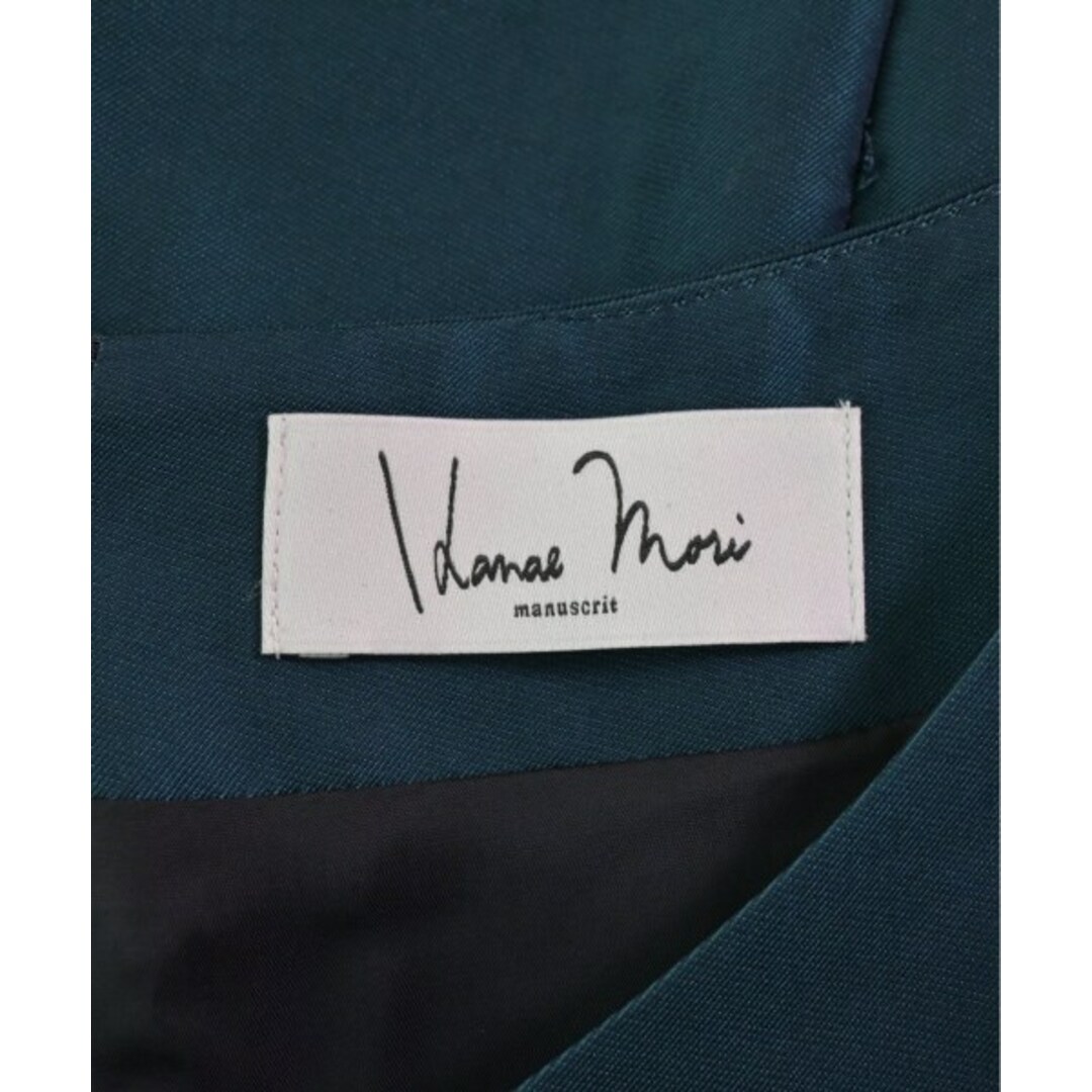 HANAE MORI(ハナエモリ)のHANAE MORI ハナエ　モリ ワンピース 1(S位) 緑 【古着】【中古】 レディースのワンピース(ひざ丈ワンピース)の商品写真