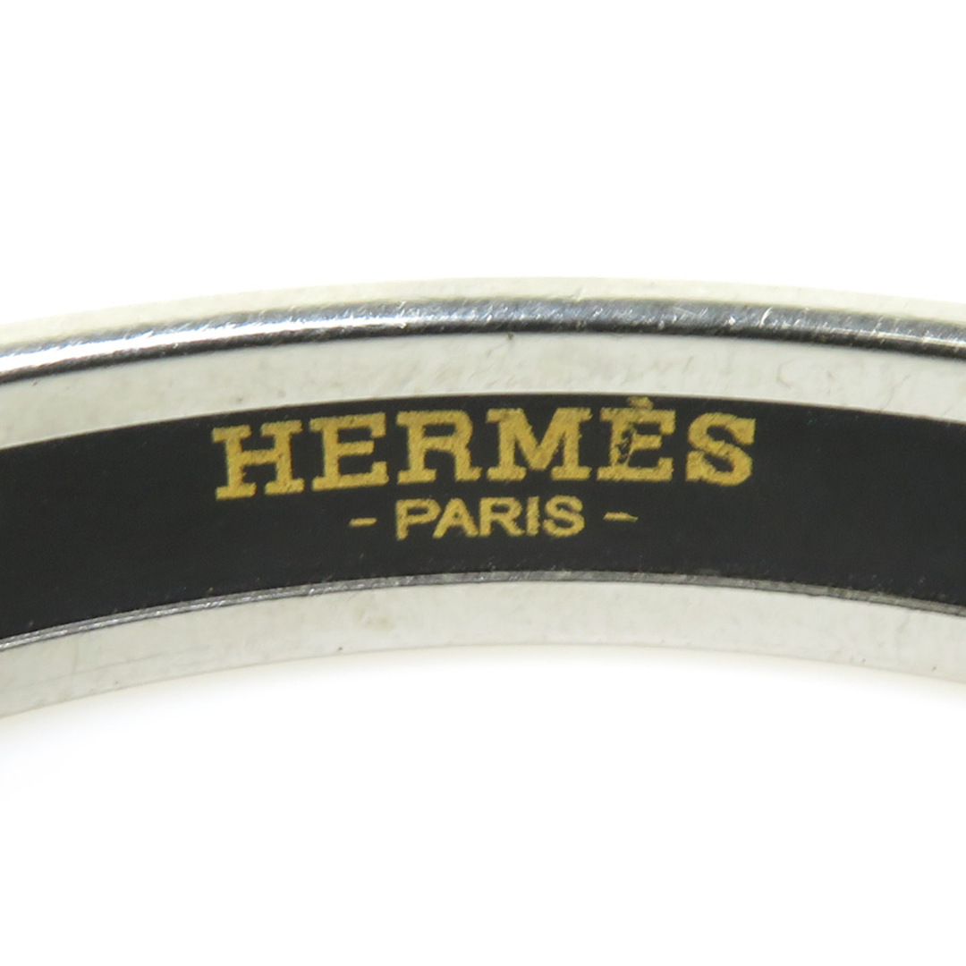 Hermes(エルメス)のエルメス HERMES バングル ブレスレット エマイユ メタル/エナメル パープル/シルバー 送料無料【中古】 e58668a レディースのアクセサリー(ブレスレット/バングル)の商品写真