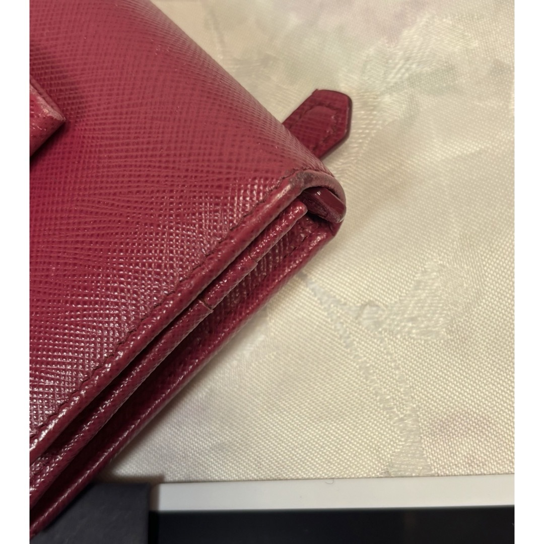 PRADA(プラダ)のPRADA プラダ Saffiano Fiocco ピンク　リボン長財布 レディースのファッション小物(財布)の商品写真