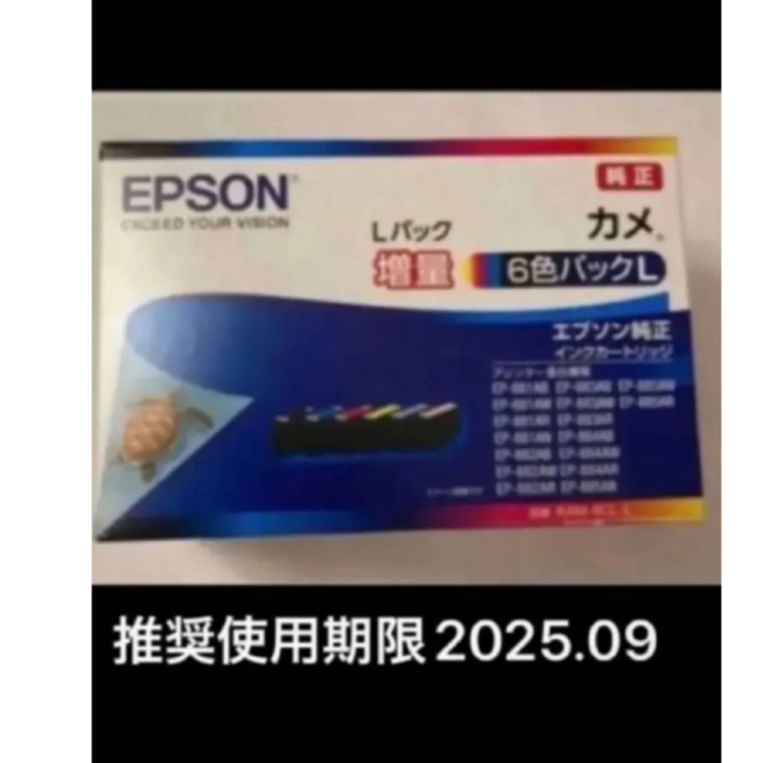 EPSON(エプソン)の箱無し　エプソン　増量6色インク　カメ　新品未使用品 スマホ/家電/カメラのPC/タブレット(PC周辺機器)の商品写真