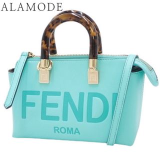 フェンディ(FENDI)のFENDI(フェンディ) BY THE WAY バイ ザ ウェイ ミニ ハンドバッグ 2way ショルダー 肩掛け ミニバッグ ミニボストン レザー スプリングターコイズ ライトブルー水色 ゴールド金具 8BS067 ABVL F1JTX レディース 40802087262【中古】【アラモード】(ハンドバッグ)