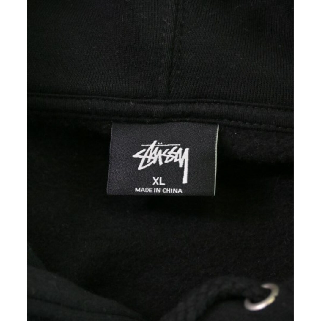 STUSSY(ステューシー)のSTUSSY ステューシー パーカー XL 黒 【古着】【中古】 メンズのトップス(パーカー)の商品写真