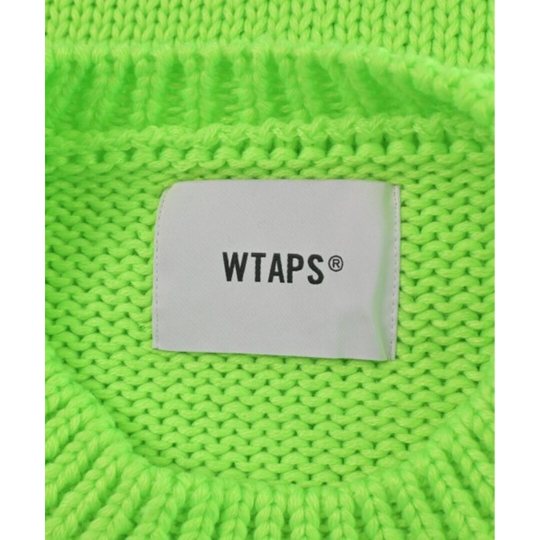 WTAPS ダブルタップス ニット・セーター 03(L位) 蛍光グリーン 【古着】【中古】 メンズのトップス(ニット/セーター)の商品写真