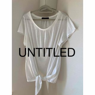 アンタイトル(UNTITLED)のUNTITLED 42  半袖　トップス　ブラウス(カットソー(半袖/袖なし))