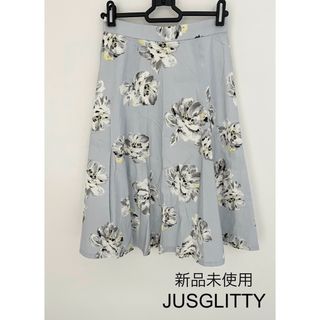 ジャスグリッティー(JUSGLITTY)の未使用♦JUSGLITTY フラワープリントスカート(ロングスカート)