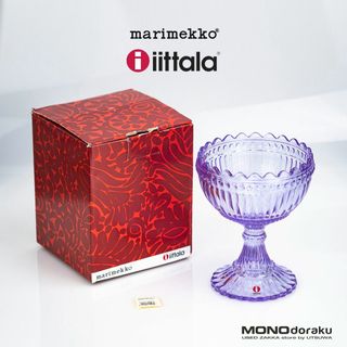 iittala - イッタラ×マリメッコ マリボウル iittala x Marimekko Maribowl ラージサイズ ライトライラック 廃番品 美品