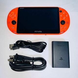 【237】 PS Vita Wi-Fiモデル ネオンオレンジ(携帯用ゲーム機本体)