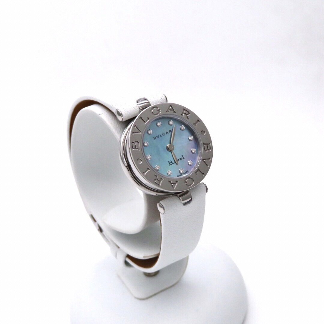 BVLGARI(ブルガリ)の【ビーゼロワン】BVLGARI ’ブルガリ 時計’ 12Pダイヤモンド☆極美品☆ レディースのファッション小物(腕時計)の商品写真