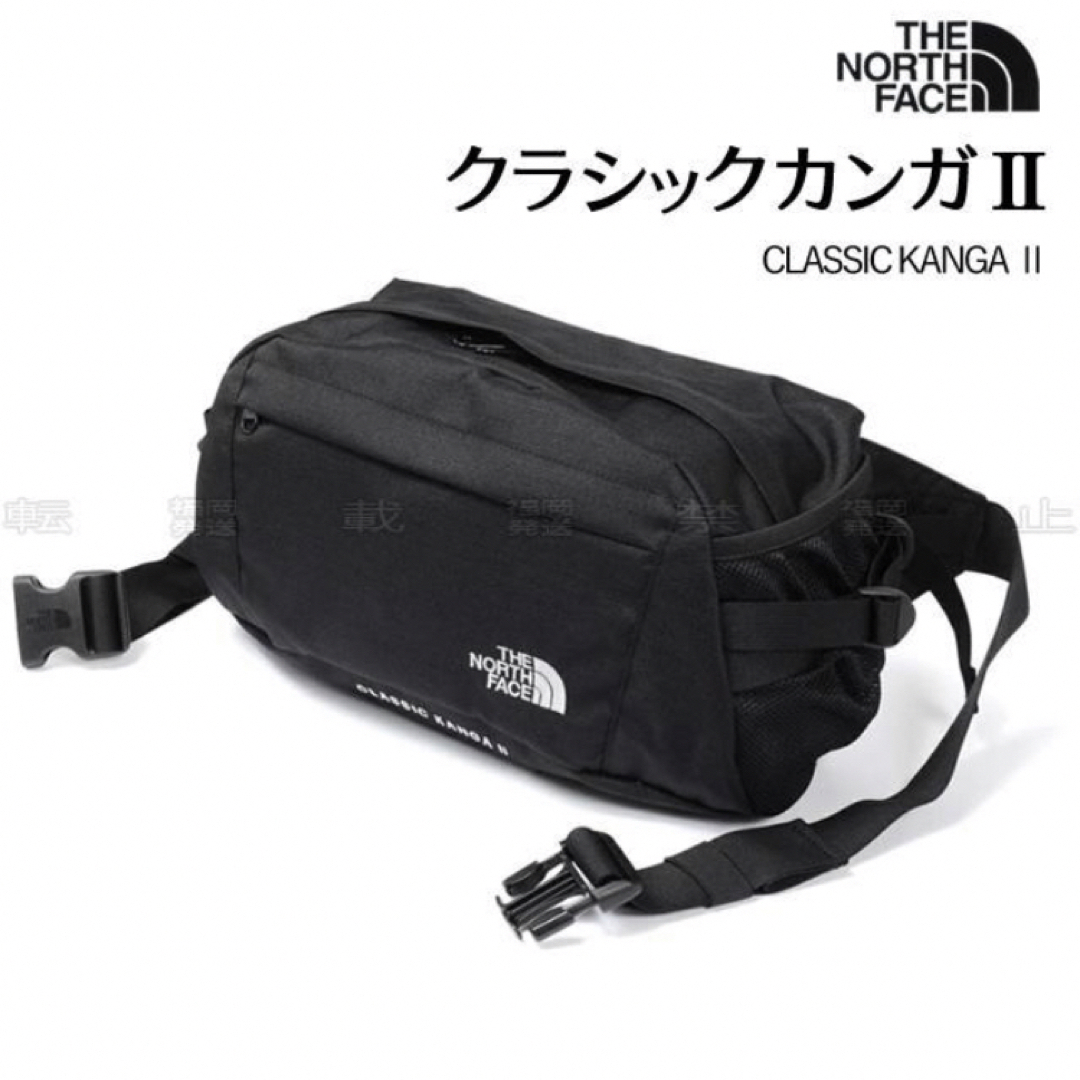 THE NORTH FACE(ザノースフェイス)のザ ノースフェイス クラシックカンガⅡ ブラック メンズのバッグ(ボディーバッグ)の商品写真