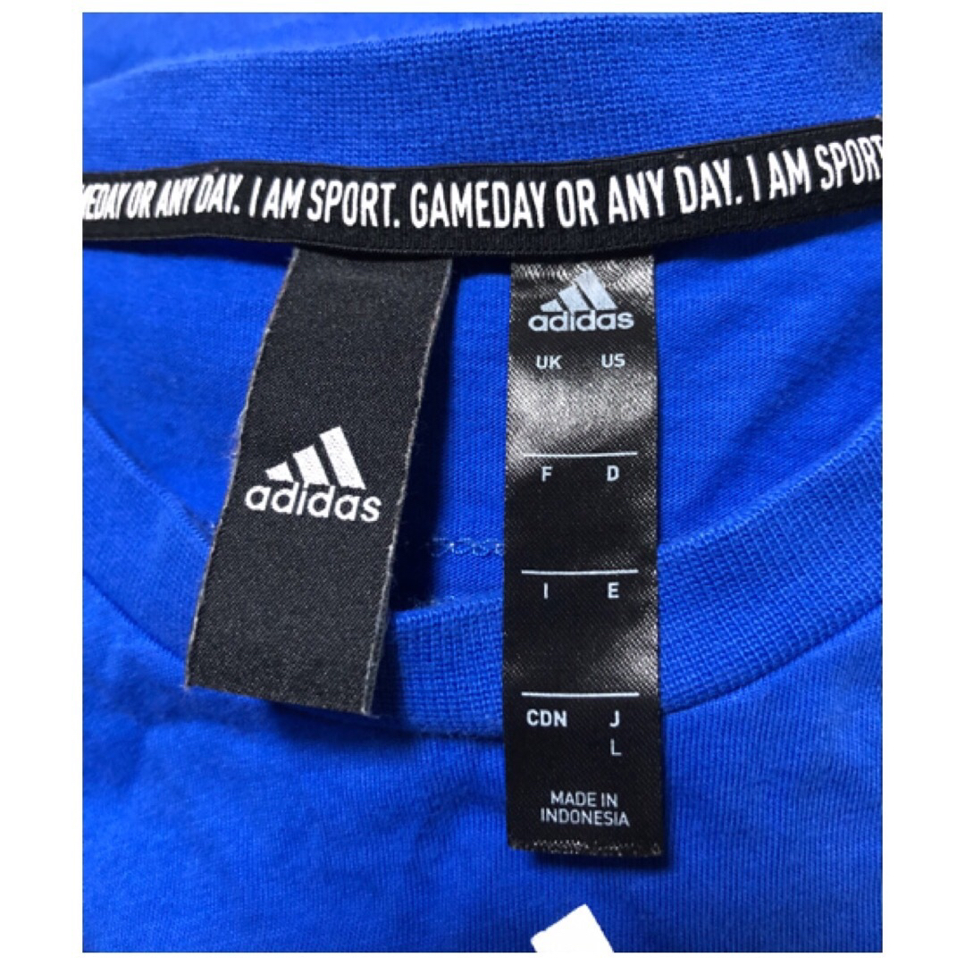 adidas(アディダス)のadidas   Tシャツ   サイズL レディースのトップス(Tシャツ(半袖/袖なし))の商品写真