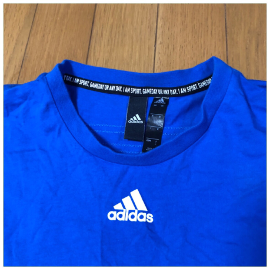 adidas(アディダス)のadidas   Tシャツ   サイズL レディースのトップス(Tシャツ(半袖/袖なし))の商品写真