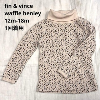 【美品】【12m-18m】fin & vince ワッフル　シャツ　小花柄