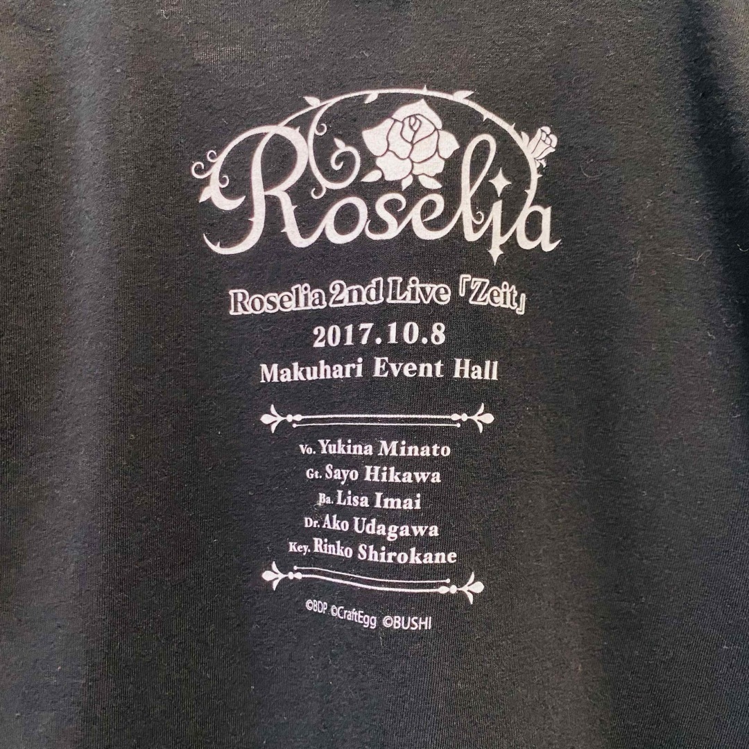 COSPA(コスパ)の美品　Roselia バンドリ　Roselia 2nd Live Zeit メンズのトップス(Tシャツ/カットソー(半袖/袖なし))の商品写真