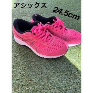 アシックス(asics)のアシックス　24.5cm ピンク　レディース(スニーカー)