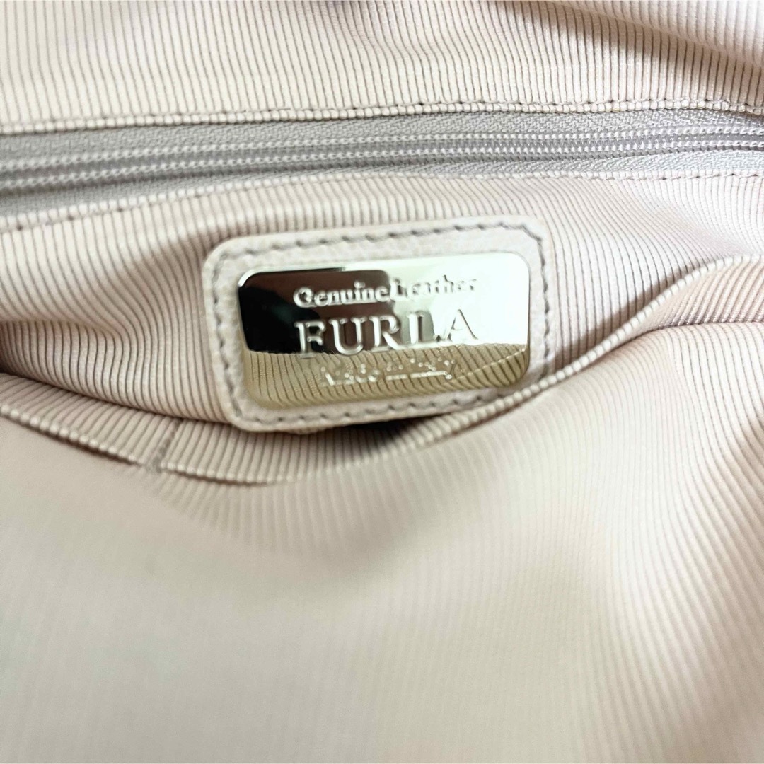 Furla(フルラ)の良品 フルラ パイパー ハンドバッグ ショルダーバッグ 2way レザー シボ レディースのバッグ(ハンドバッグ)の商品写真