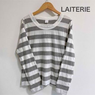 レイトリー(LAITERIE)のLAITERIE ふわふわ天竺ボーダー長袖カットソー(カットソー(長袖/七分))