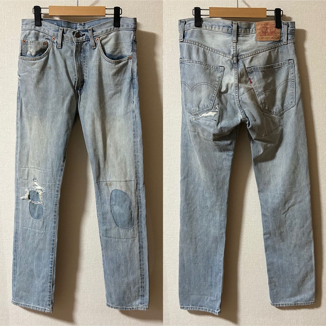 Levi's - W78-股下80cm!LVC リーバイス505 古着スリムジーンズ Levi's - W78-股下80cm!LVC リーバイス505 古着スリムジーンズ