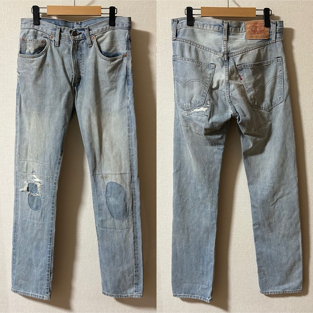 Levi's(リーバイス)のW78-股下80cm！LVC リーバイス505 古着スリムジーンズ メンズのパンツ(デニム/ジーンズ)の商品写真