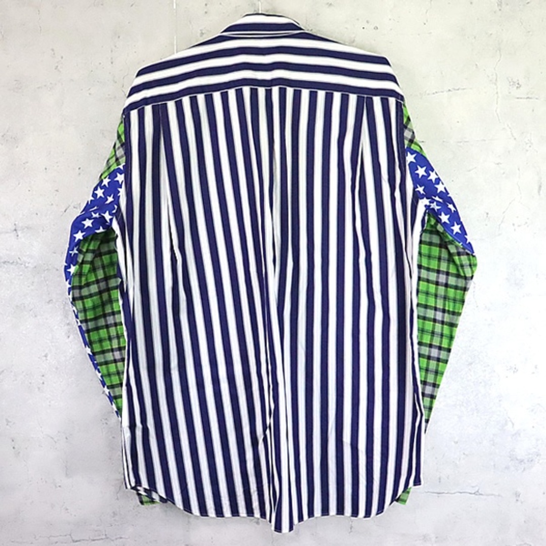 COMME des GARCONS HOMME PLUS(コムデギャルソンオムプリュス)の【広尾店】コムデギャルソンオムプリュス COMME DES GARÇONS HOMME PLUS クレイジーストライプチェックスターシャツ Size:L 【13426】 メンズのトップス(シャツ)の商品写真