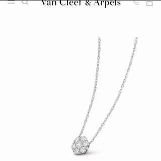 ヴァンクリーフアンドアーペル(Van Cleef & Arpels)のヴァンクリ❤️フルーレット現行品ネックレス(ネックレス)