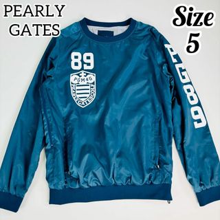 パーリーゲイツ(PEARLY GATES)の【美品】パーリーゲイツ スニードジャック グリーン 蓄熱素材 大きいサイズ(ウエア)