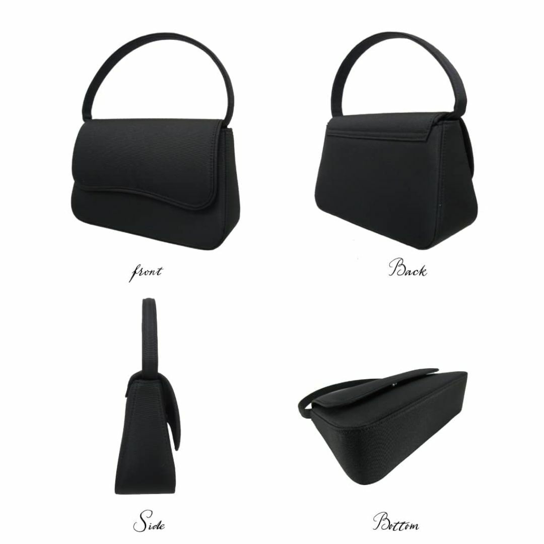 [フェッテ] フォーマルバッグ [フォーマルバッグ 女性用 黒 ハンドバッグ レ レディースのバッグ(その他)の商品写真