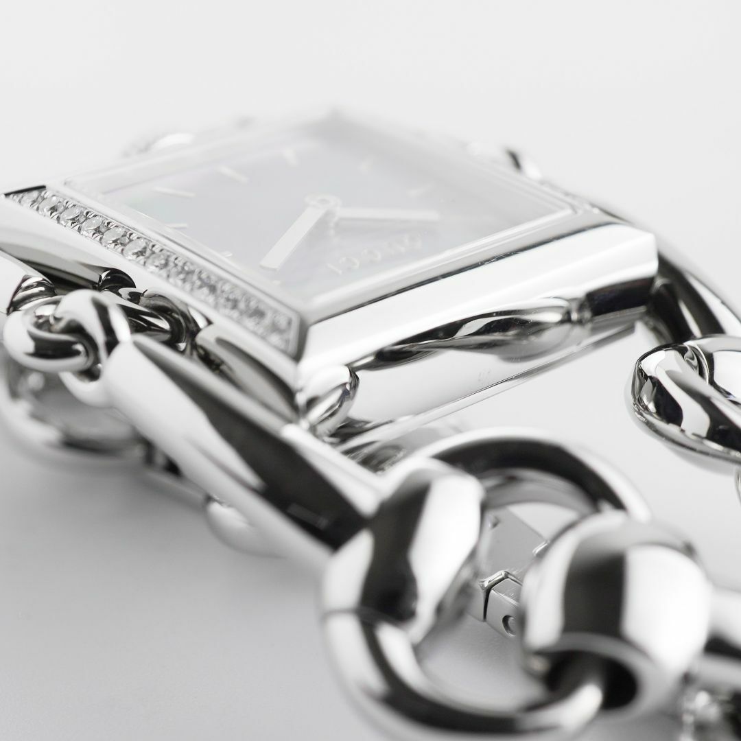Gucci(グッチ)のA1566 GUCCI シニョーリア 24P ダイヤベゼル 116.3 SS レディースのファッション小物(腕時計)の商品写真