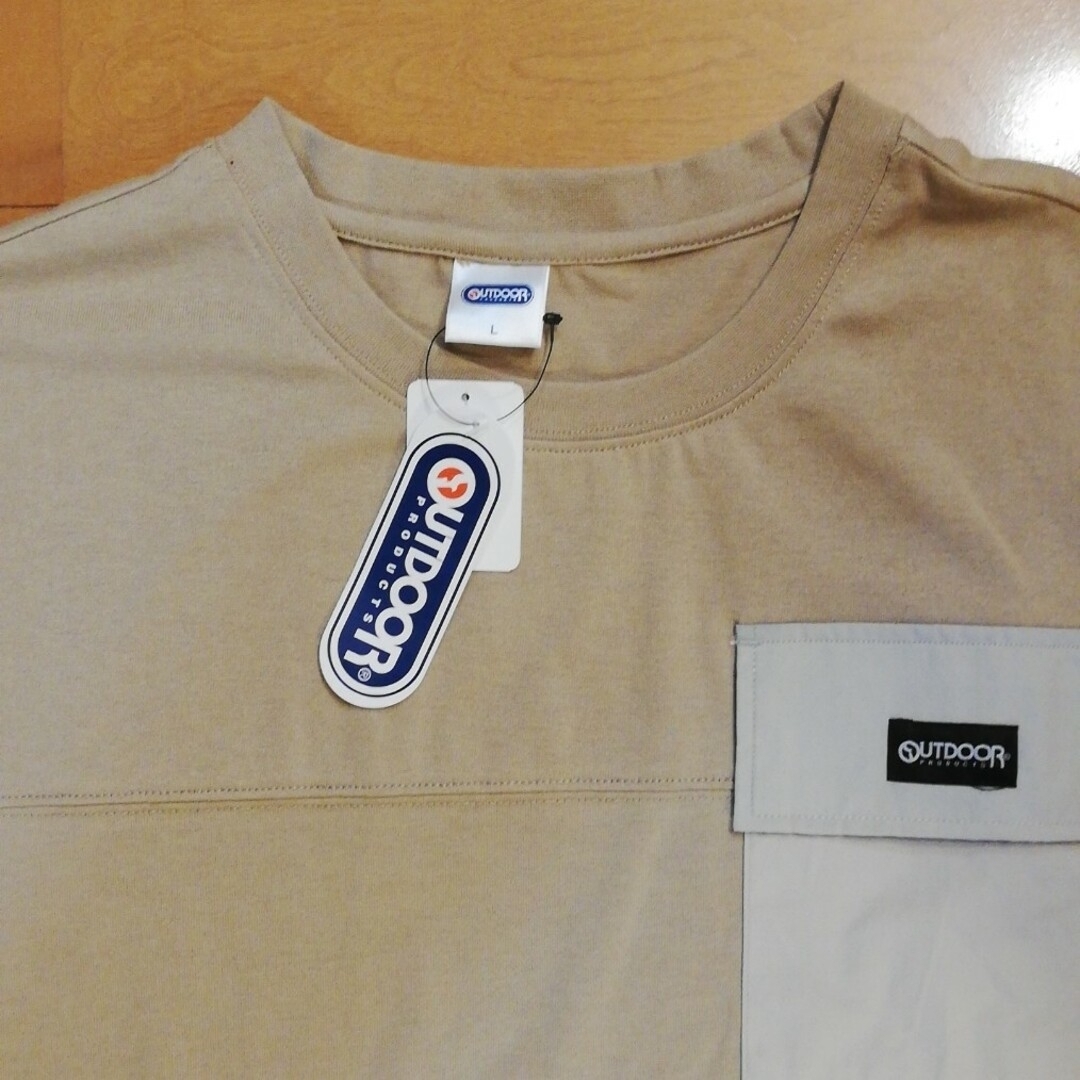 OUTDOOR(アウトドア)のゆったり大きめ半袖T シャツ(OUTDOOR 、L) 未使用タグ付き レディースのトップス(Tシャツ(半袖/袖なし))の商品写真