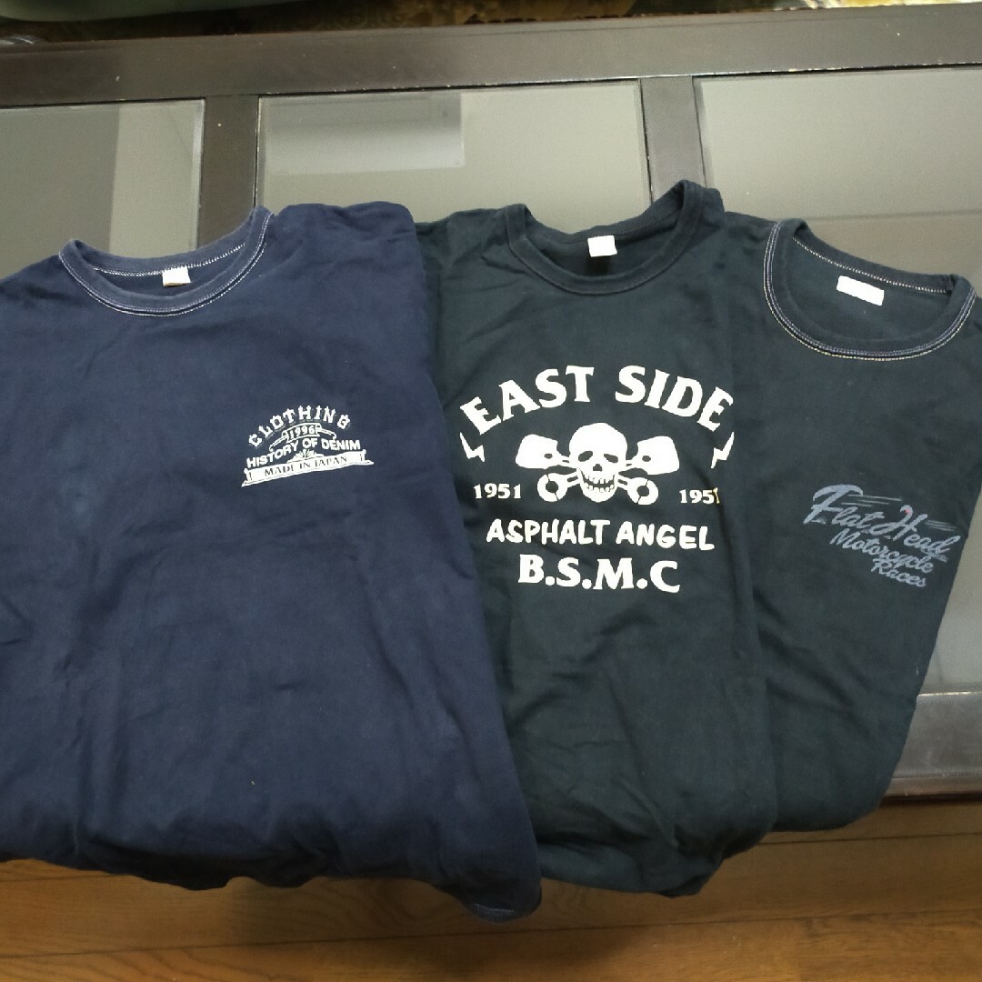 THE FLAT HEAD(フラットヘッド)のユーフラテス様用フラットヘッドＴシャツ３枚セット メンズのトップス(Tシャツ/カットソー(半袖/袖なし))の商品写真