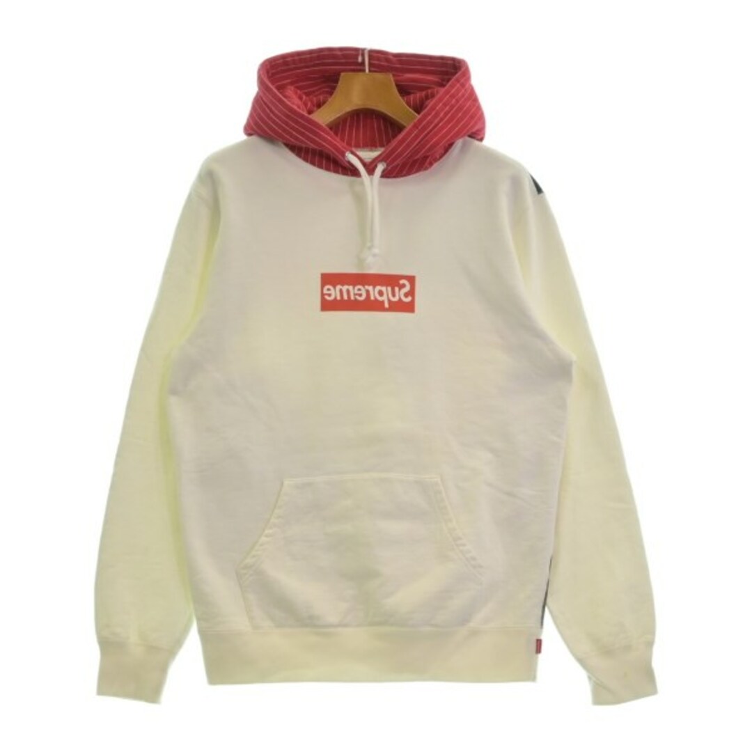 Supreme(シュプリーム)のSupreme シュプリーム パーカー M 白x赤等 【古着】【中古】 メンズのトップス(パーカー)の商品写真