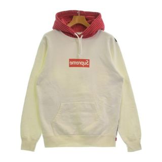 シュプリーム(Supreme)のSupreme シュプリーム パーカー M 白x赤等 【古着】【中古】(パーカー)