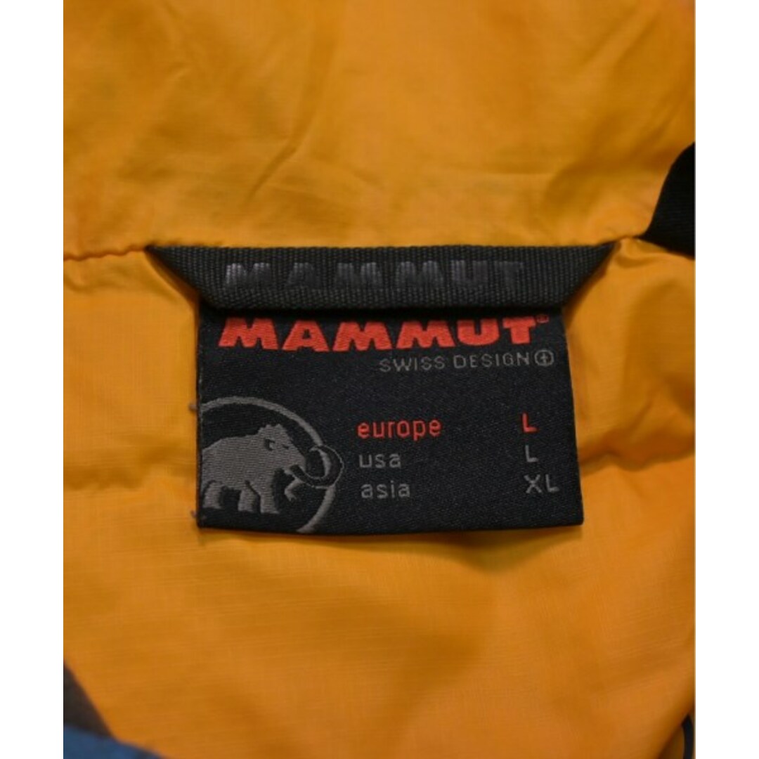 Mammut(マムート)のMAMMUT マムート ダウンジャケット/ダウンベスト L 水色x黄 【古着】【中古】 メンズのジャケット/アウター(ダウンジャケット)の商品写真