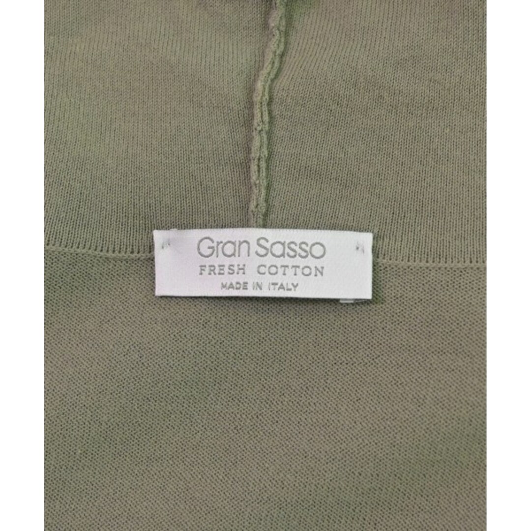 GRAN SASSO(グランサッソ)のGRAN SASSO グランサッソ カーディガン -(XS位) 緑 【古着】【中古】 メンズのトップス(カーディガン)の商品写真