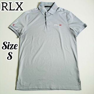 アールエルエックス(RLX（RalphLauren）)の【極美品】RLX アールエルエックス ラルフローレン ポロシャツ グレー(ウエア)