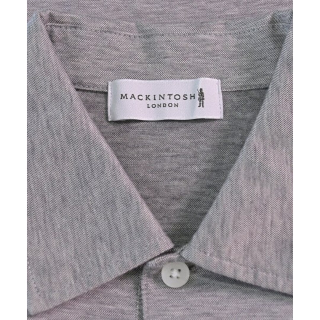 MACKINTOSH(マッキントッシュ)のMACKINTOSH マッキントッシュ ポロシャツ M グレー 【古着】【中古】 メンズのトップス(ポロシャツ)の商品写真