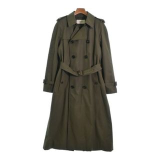 CELINE セリーヌ トレンチコート 36(S位) カーキ 【古着】【中古】