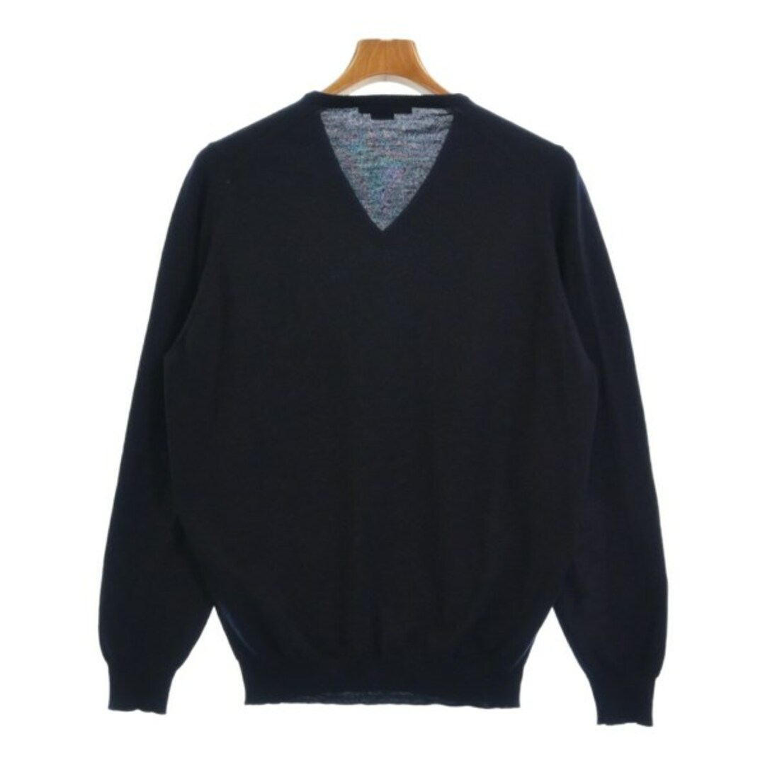 JOHN SMEDLEY(ジョンスメドレー)のJOHN SMEDLEY ジョンスメドレー ニット・セーター S 紺 【古着】【中古】 メンズのトップス(ニット/セーター)の商品写真