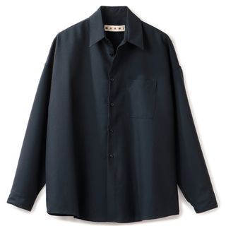 マルニ(Marni)の【セットアップ可】 マルニ/MARNI シャツ アパレル メンズ L/S SHIRT カジュアルシャツ BLUBLACK 2024年春夏新作 CUMU0061A3-TW839-00B99 _0410ff(シャツ)