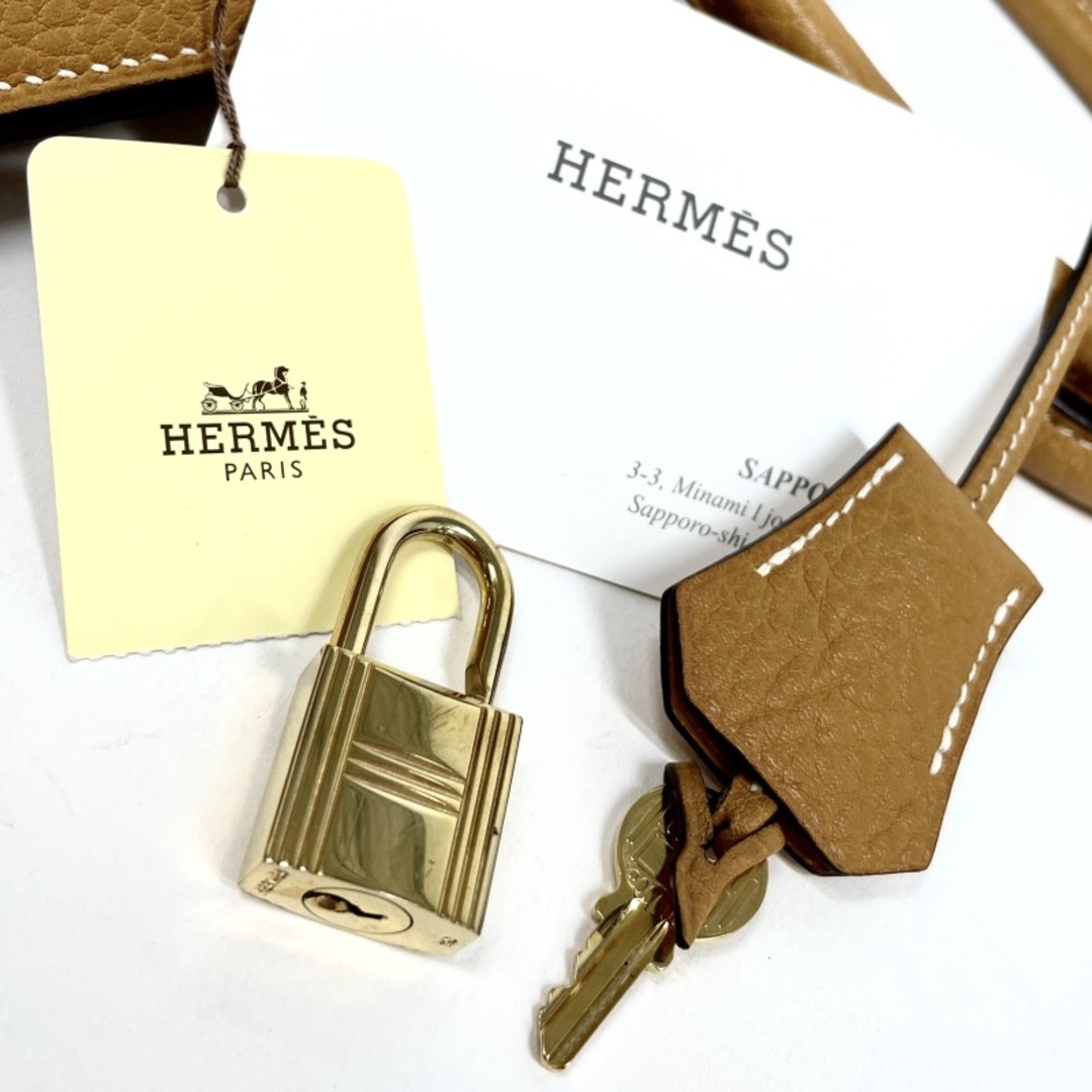 Hermes(エルメス)のエルメス HERMES バーキン40 バーキン 40 バッグ トートバッグ フィヨルド ナチュラルサブレ ブラウン 茶 ゴールド金具 ハンドバッグ レディースのバッグ(トートバッグ)の商品写真