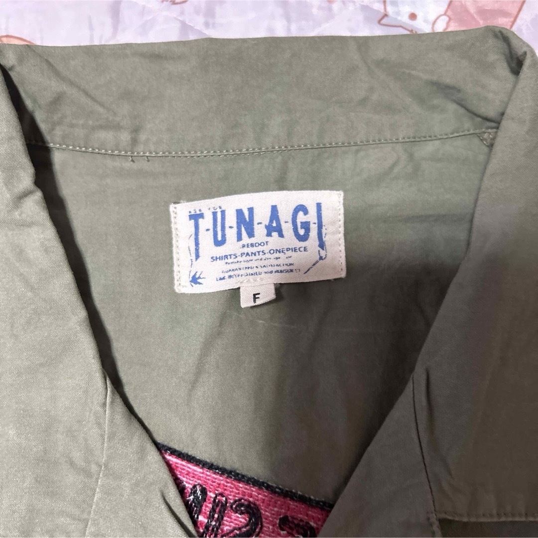 CUBE SUGAR(キューブシュガー)のPAOPAO LIME.INK ライムインク TUNAGI ボタンシャツ レディースのトップス(シャツ/ブラウス(長袖/七分))の商品写真