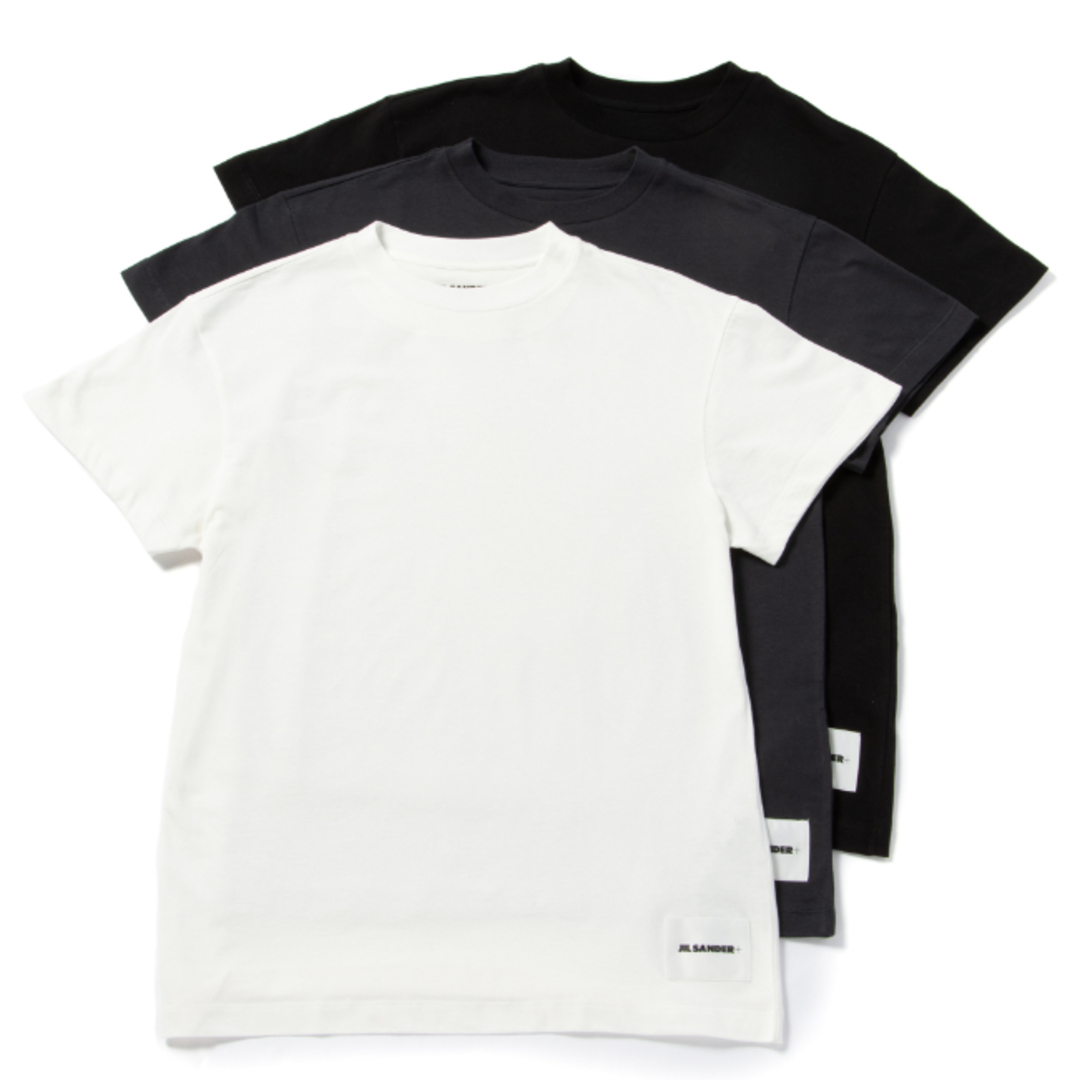 Jil Sander(ジルサンダー)のジルサンダー/JIL SANDER シャツ メンズ T-SHIRT CN SS 3 PACK 3パック Tシャツ MULTI 2024年春夏新作 J47GC0001-JTN254-000 _0410ff メンズのトップス(Tシャツ/カットソー(半袖/袖なし))の商品写真