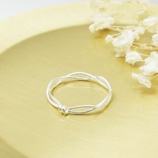 新品 リング s925 シルバー 指輪 銀 シンプル 大人可愛い レーディス(リング(指輪))