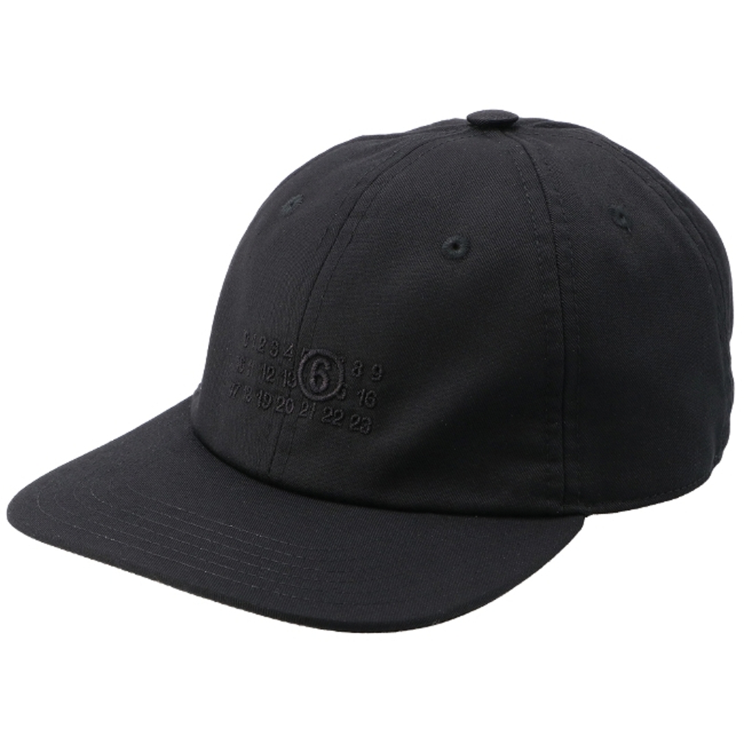 MM6(エムエムシックス)のエムエムシックス メゾンマルジェラ/MM6 MAISON MARGIELA 帽子 メンズ HAT キャップ BLACK 2023年秋冬新作 SH0TC0002-S78611-900 メンズの帽子(キャップ)の商品写真