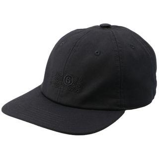 エムエムシックス(MM6)のエムエムシックス メゾンマルジェラ/MM6 MAISON MARGIELA 帽子 メンズ HAT キャップ BLACK 2023年秋冬新作 SH0TC0002-S78611-900(キャップ)