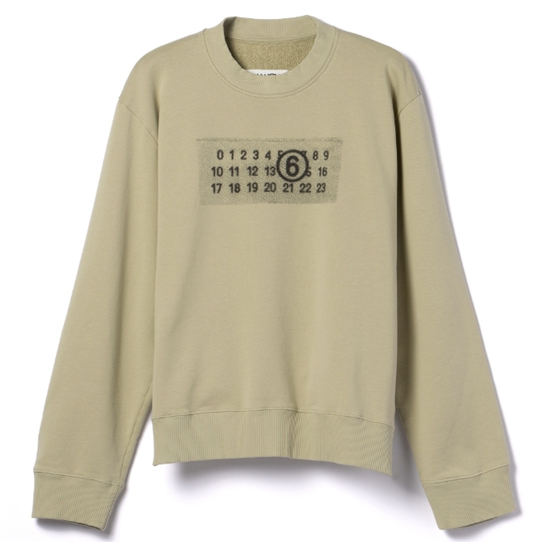 MM6(エムエムシックス)のエムエムシックス メゾンマルジェラ/MM6 MAISON MARGIELA トレーナー アパレル メンズ SWEATSHIRT スウェット PALE GREEN 2023年秋冬新作 SH0GU0007-S25537-724 メンズのトップス(スウェット)の商品写真