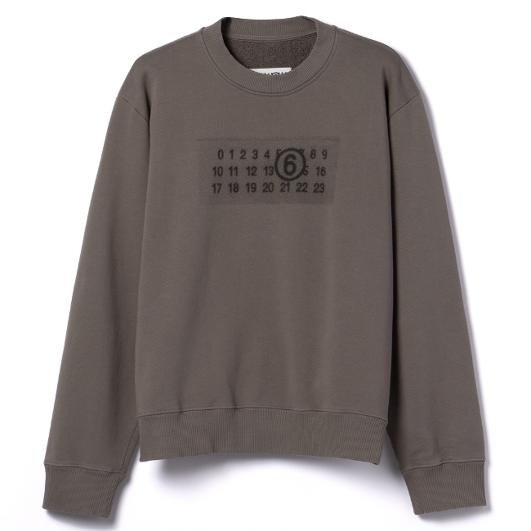 MM6(エムエムシックス)のエムエムシックス メゾンマルジェラ/MM6 MAISON MARGIELA トレーナー アパレル メンズ SWEATSHIRT スウェット GREIGE 2023年秋冬新作 SH0GU0007-S25537-803 メンズのトップス(スウェット)の商品写真