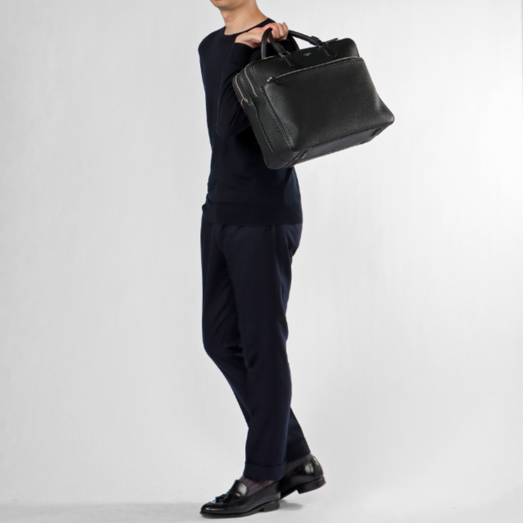 セラピアン/SERAPIAN バッグ メンズ DOUBLE BRIEFCASE WITH ZIP セラピアン/SERAPIAN バッグ メンズ DOUBLE BRIEFCASE WITH ZIP