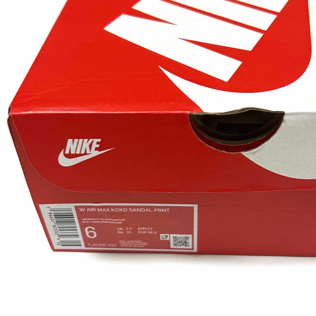 NIKE(ナイキ)の新品　箱あり　23cm　ウィメンズ エアマックスココ　サンダル　ブルー　イエロー レディースの靴/シューズ(サンダル)の商品写真